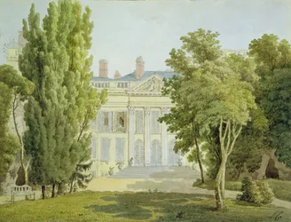 Vue de la Maison de la Reine, Paris, 1811
